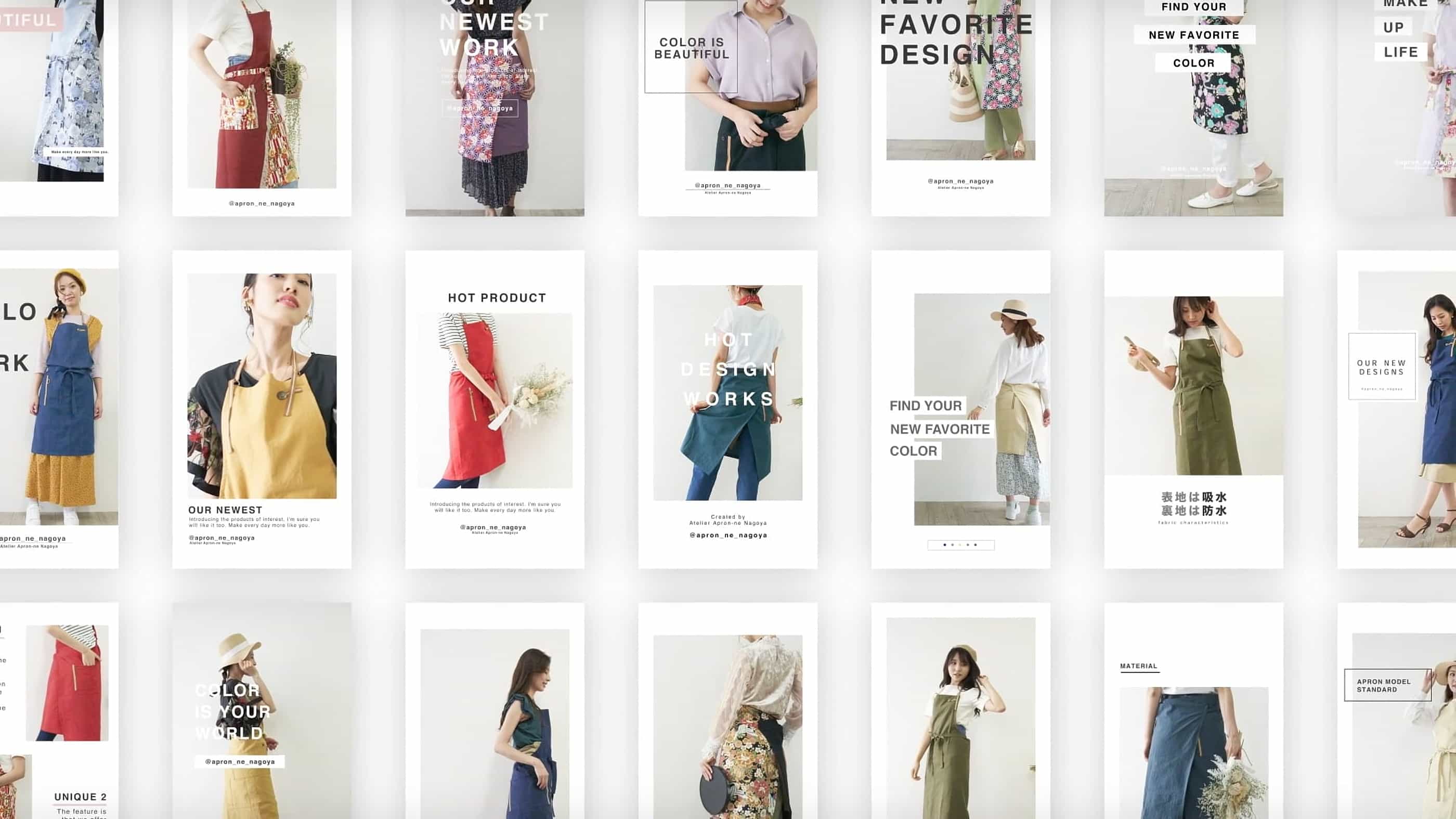 エプロンヌ名古屋 Vimeoヒーロー動画